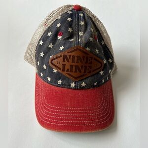 Nine Line Patriotic Star Trucker Hat